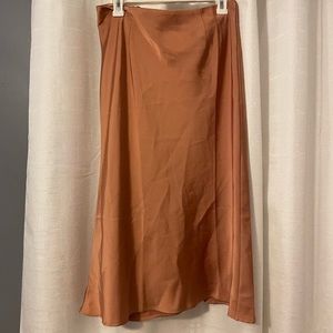 Satin skirt